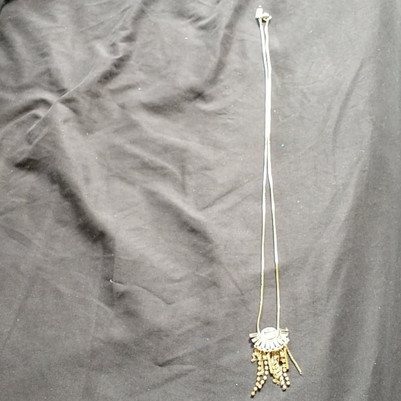 Gold and crystal INC necklace - Picture 2 of 4